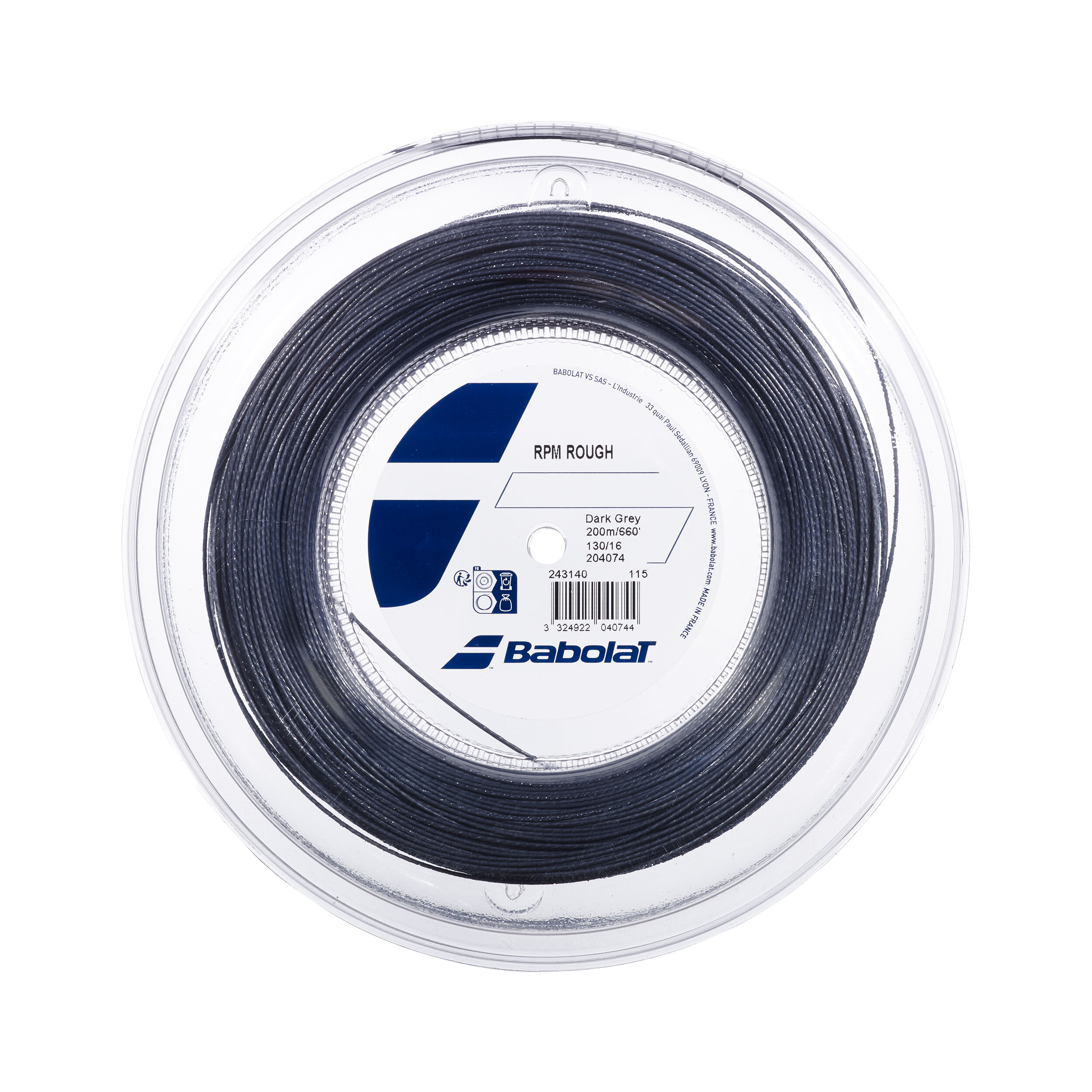 RPM Rough Saitenrolle 200m - Grau
