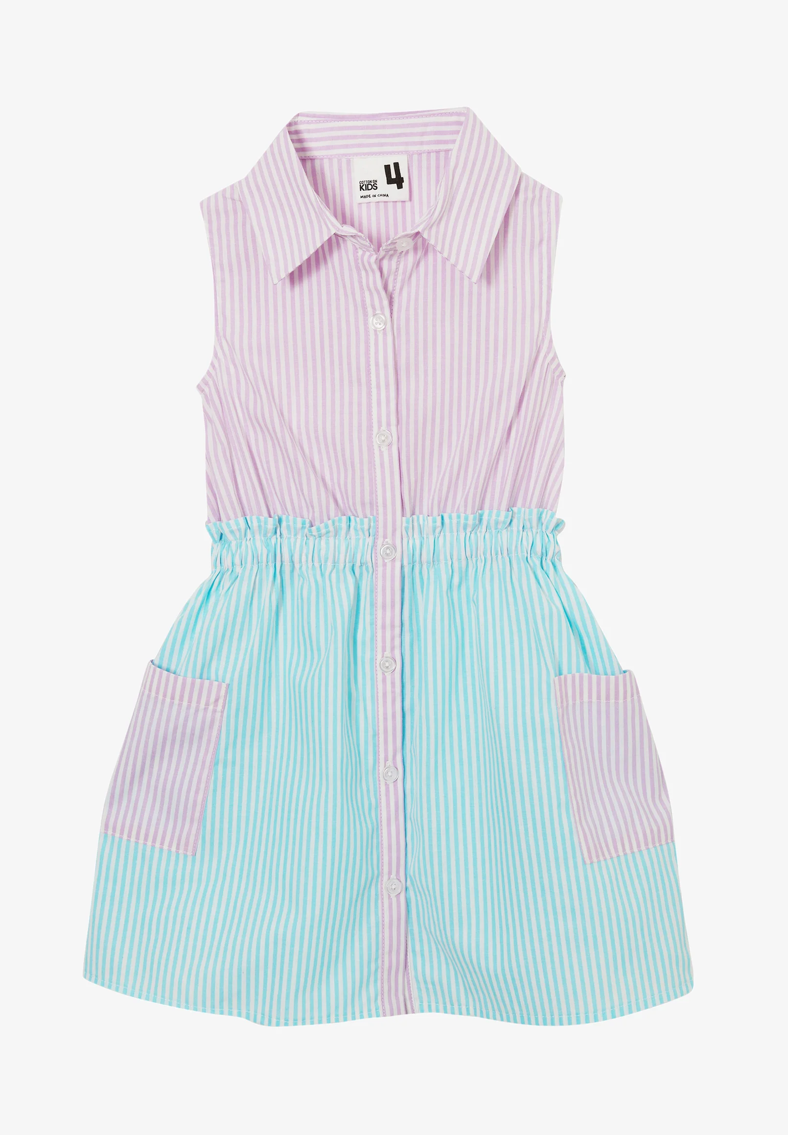 Cotton On SIMONE SIN MANGAS - Vestido camisero