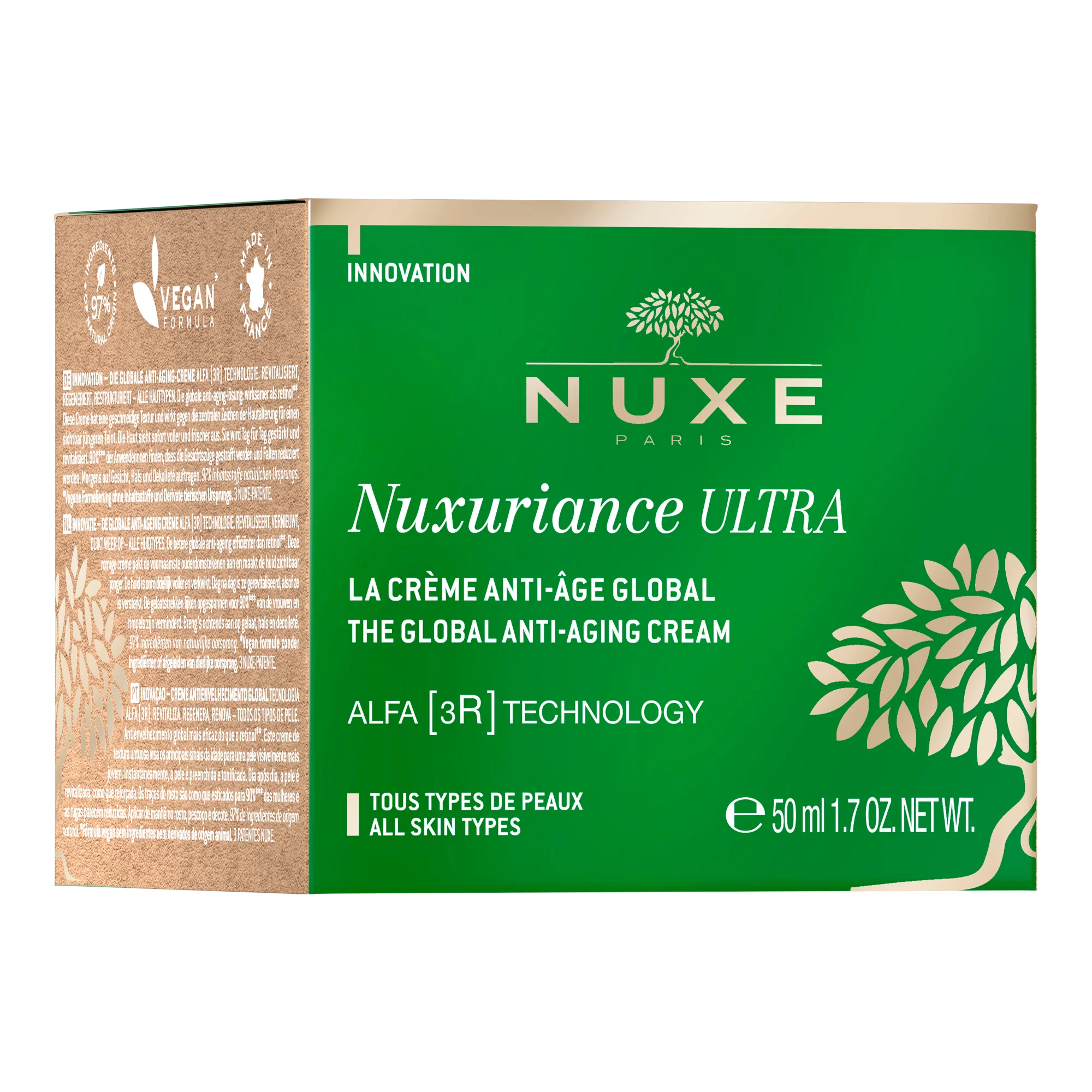 Nuxuriance Ultra Global Anti-Aging Cream - Antirynke dagkrem, Global effekt dagkrem