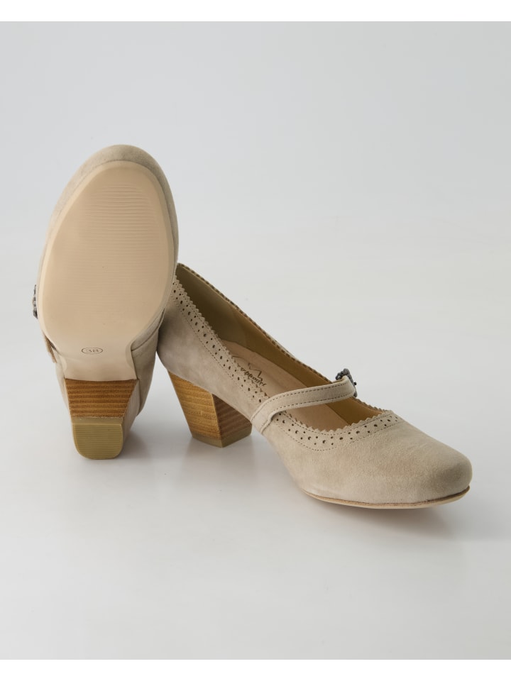 Hirschkogel Trachtenschuhe in Beige günstig kaufen
