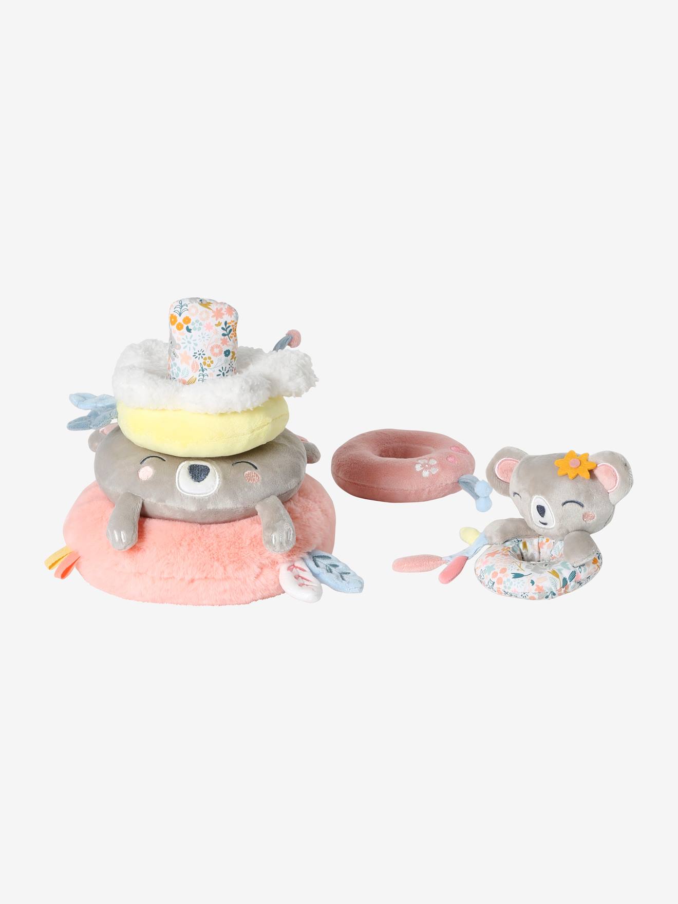 Tour à empiler en tissu KOALA rose