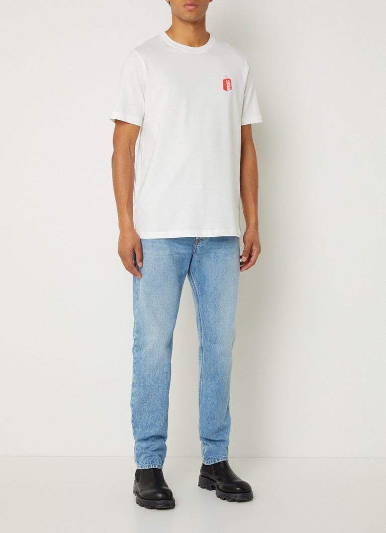 Diesel D-Sark jeans med rette ben og lett vask