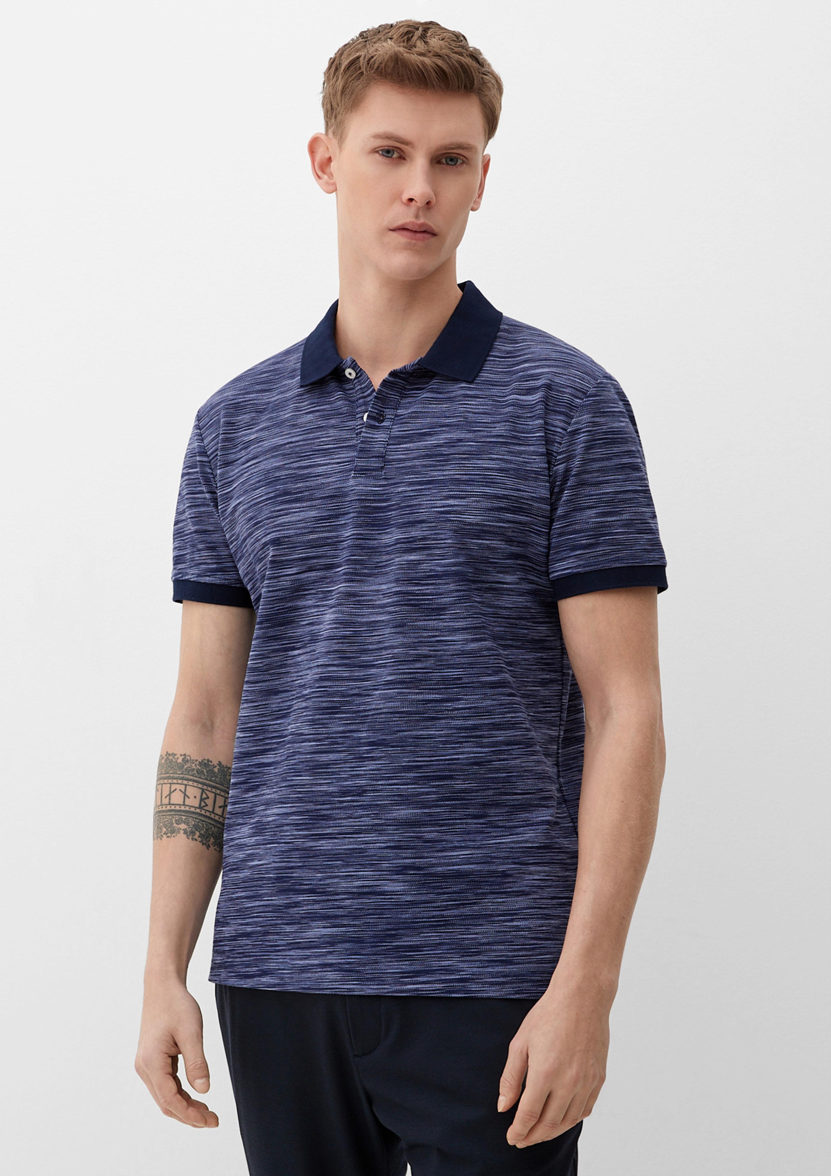 Meliertes Poloshirt  2129858-58W1