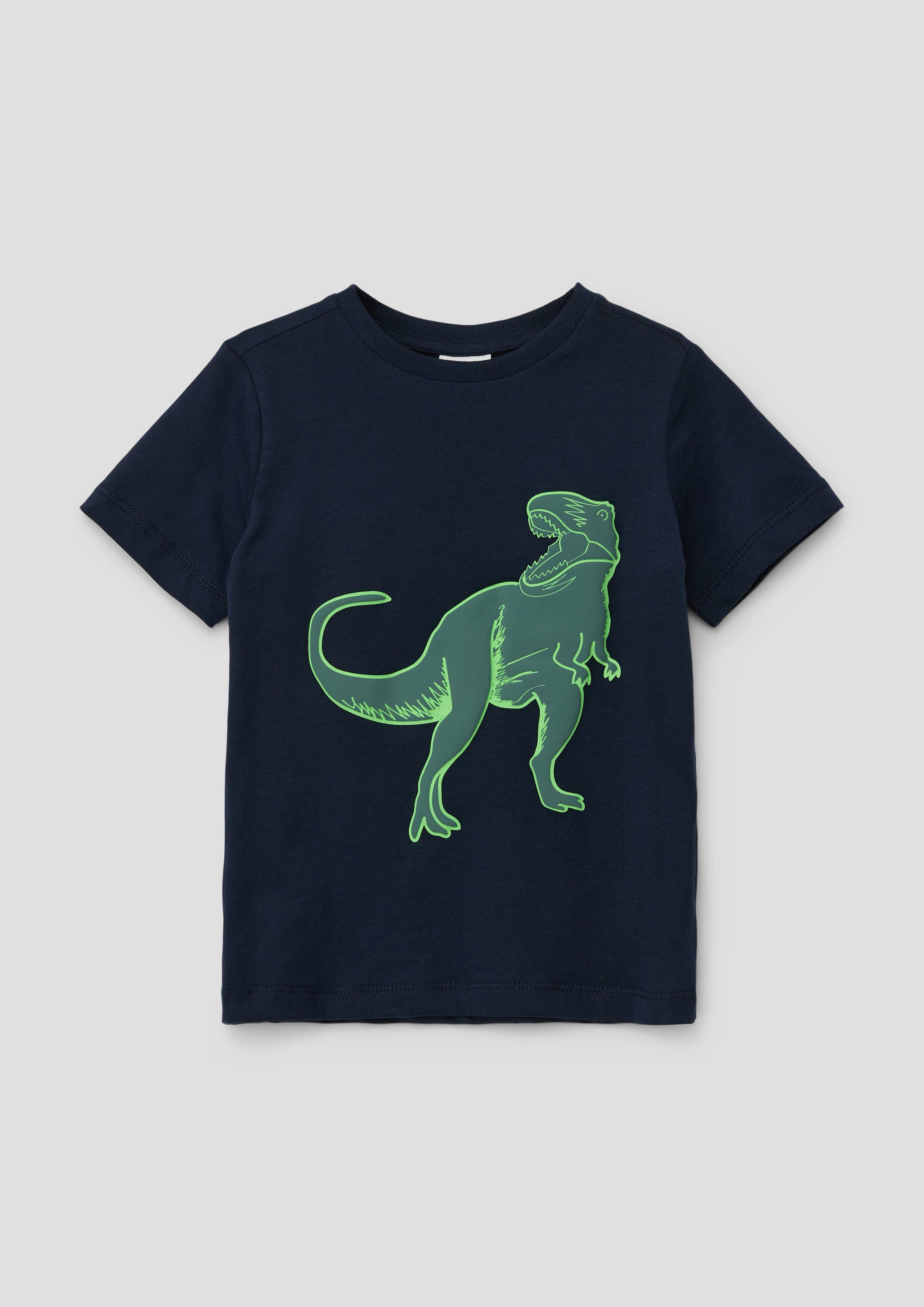 T-Shirt mit gummiertem Print  2143104-5952