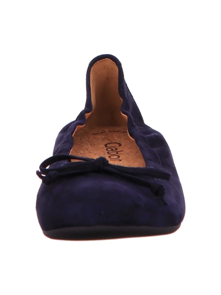 Gabor Faltbare Ballerinas in Blau günstig kaufen