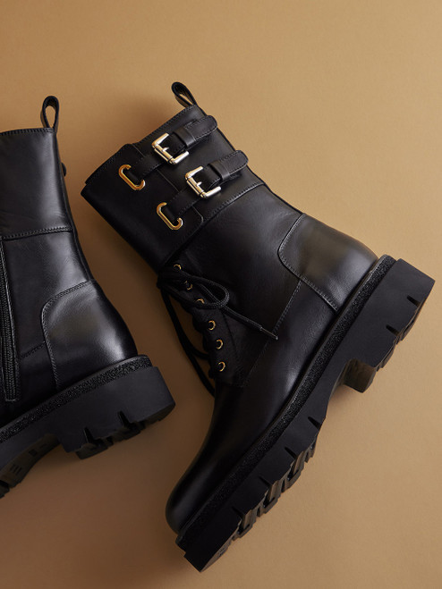 Schnürstiefelette-17430090027 Mannori