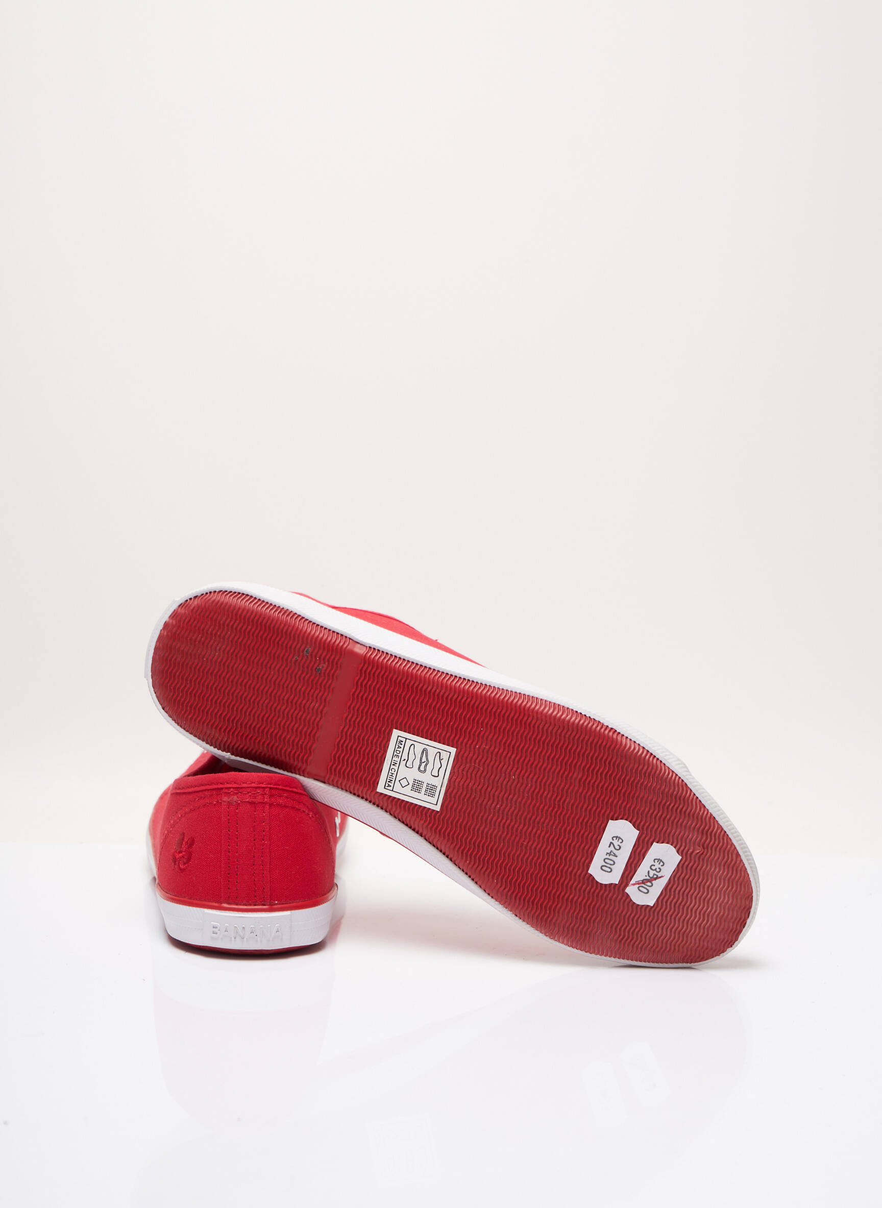 Banana Moon Baskets Femme couleur rouge