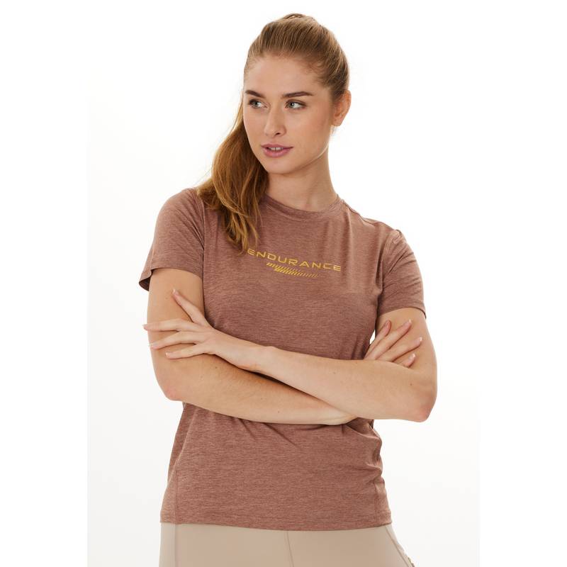 Endurance WANGE MELANGE Printshirt Damen