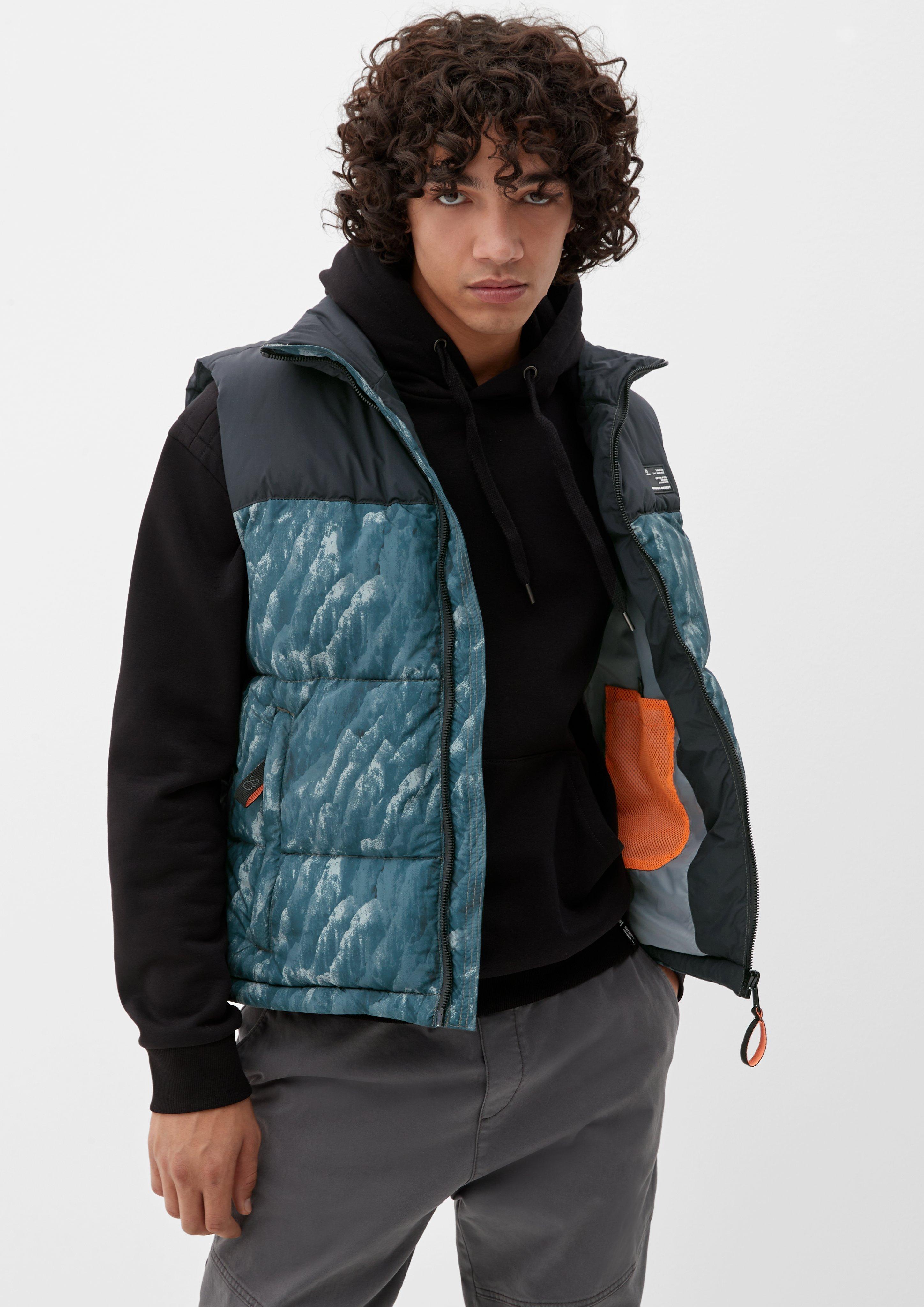 Warm wattierte Steppweste  2117456-79A0