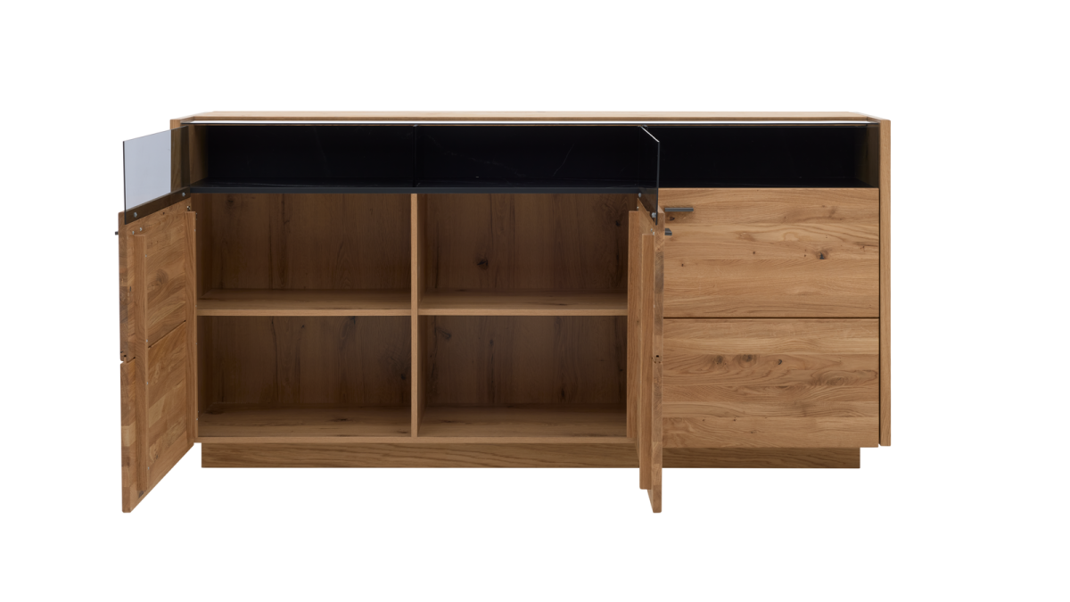 Interliving Sideboard 2027 Asteiche Lamelle massiv