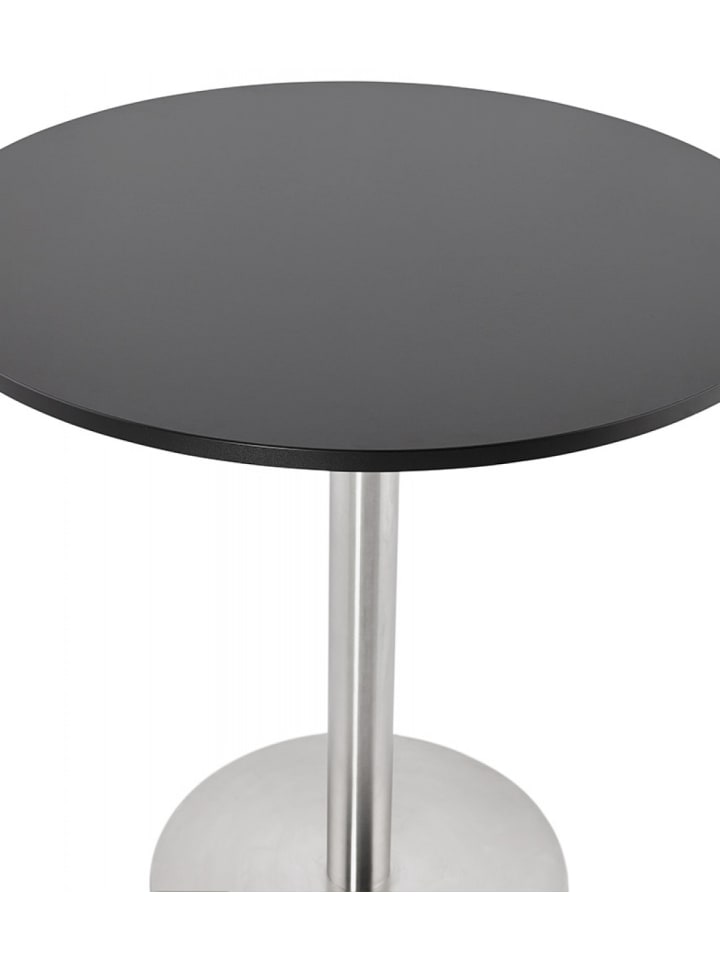 KADIMA DESIGN Esstisch Rund 90 cm Durchmesser Holz Metall | Modernes Design in Schwarz günstig kaufen onesize