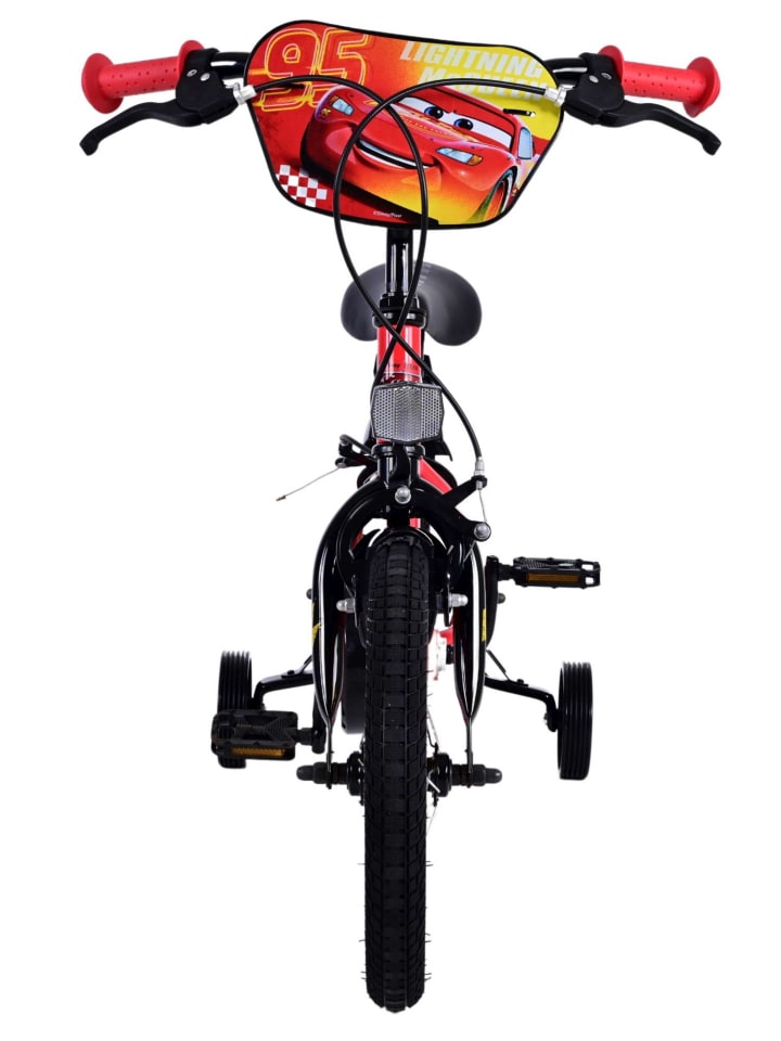Volare Kinderfahrrad Disney Cars für Jungen 14 Zoll Kinderrad in Rot Fahrrad 4 Jahre günstig kaufen onesize