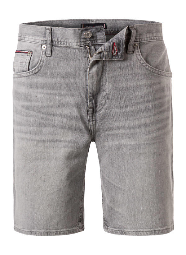 Tommy Hilfiger, Jeansshorts, Regular Fit, Baumwoll-Stretch, hellgrau