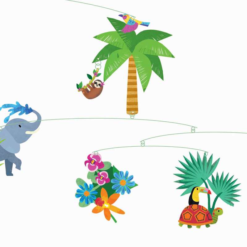 Mobile Monde de la jungle Djeco