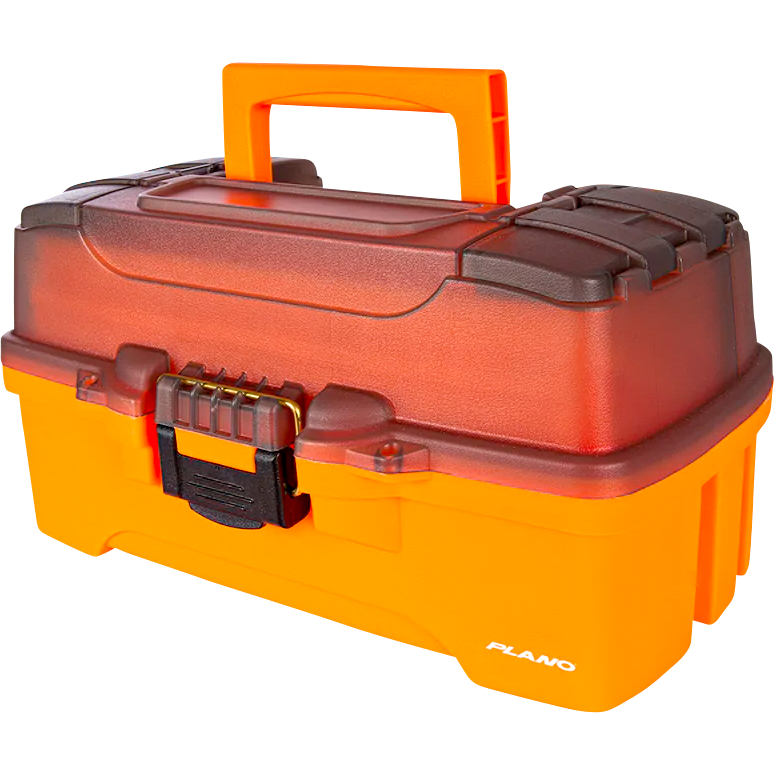 Plano Two-Tray Tackle Box (Bright Orang)