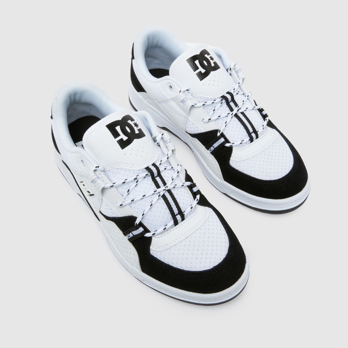 DC Construct-sneakers i vitt och svart