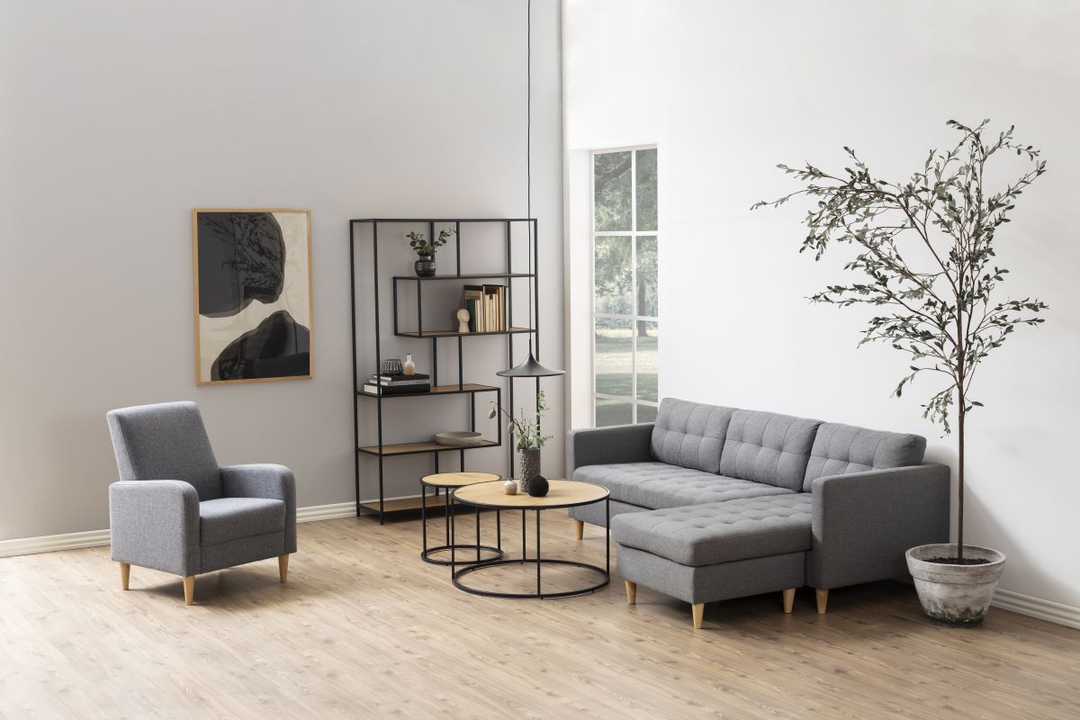 Couchtisch Seaford Eiche Ø 80 cm