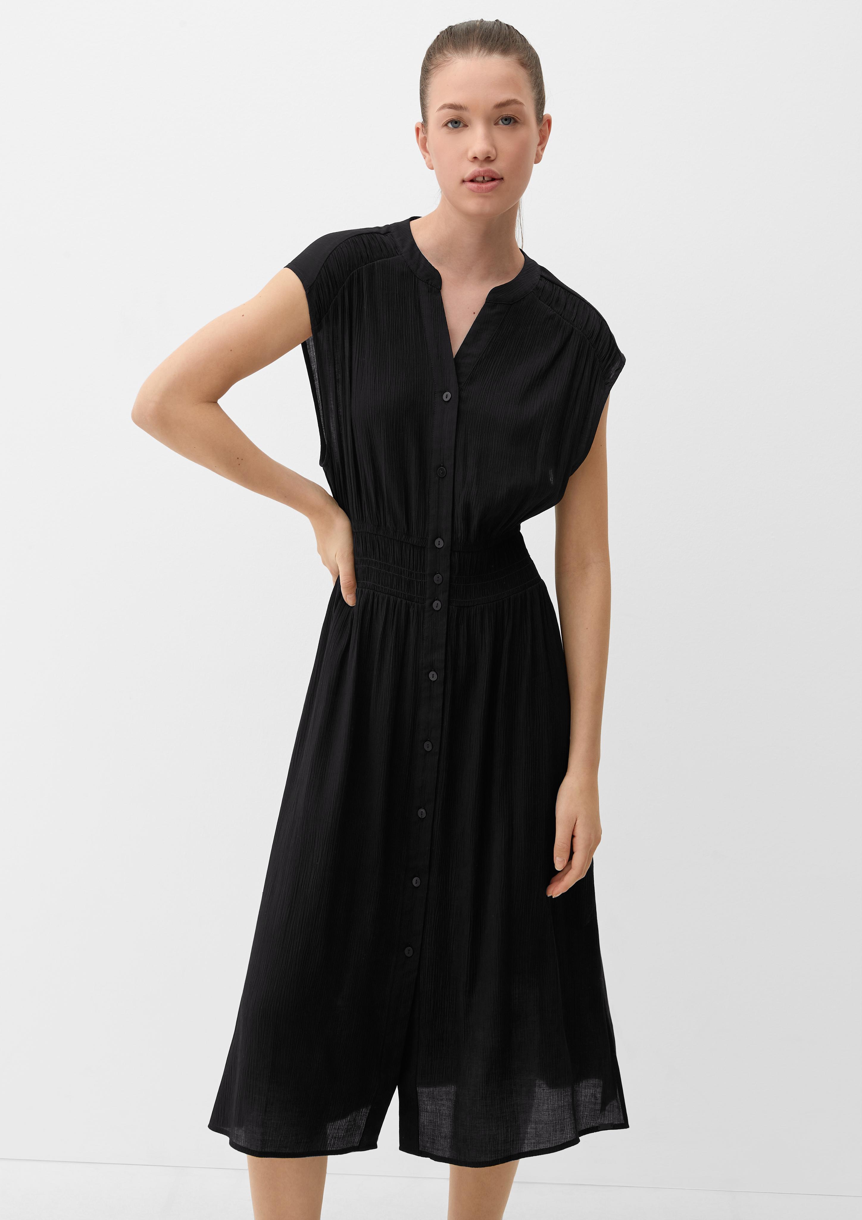 Midi-Kleid aus Viskose-Crêpe  2124575-9999