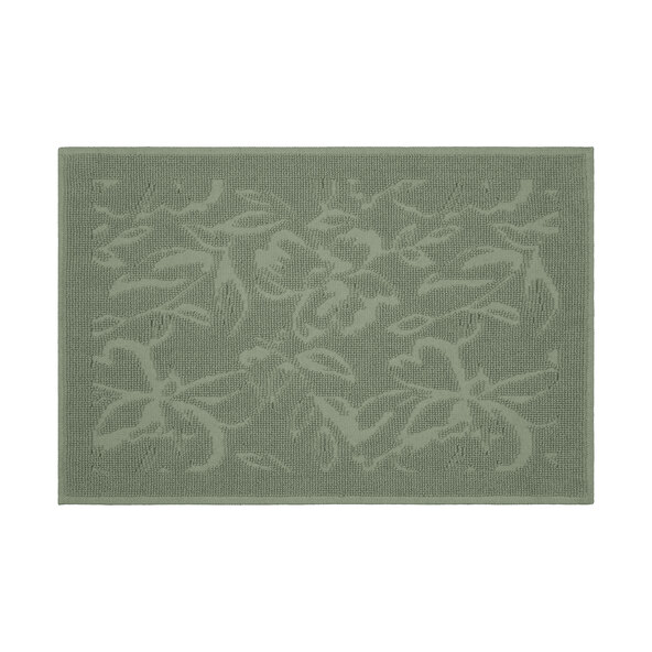 Badematte Flower, 2-tlg., mint