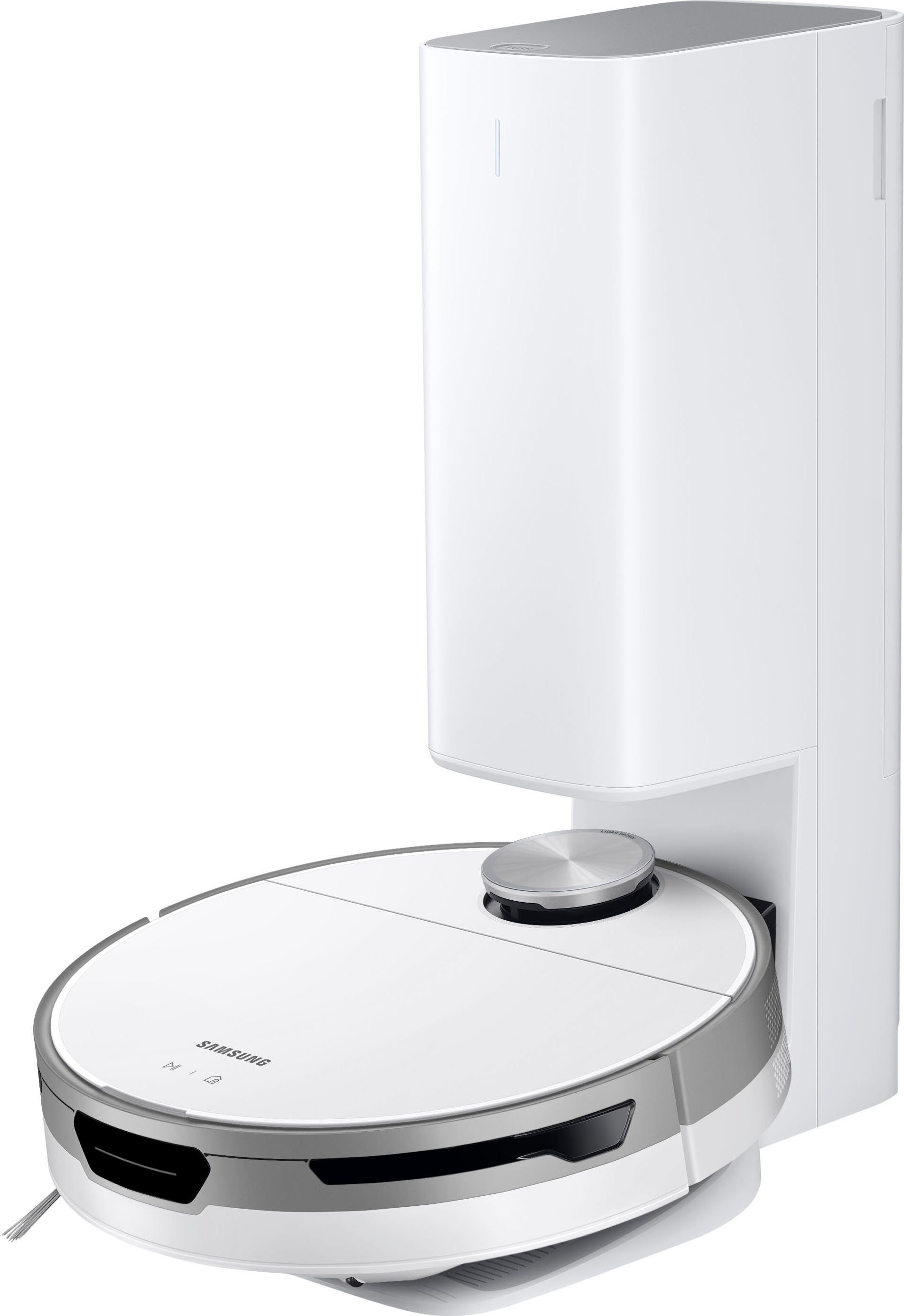 Samsung Saugroboter Jet Bot+ VR30T85513W/WA, 60 W, beutellos, mit Clean Station und LiDAR Sensor