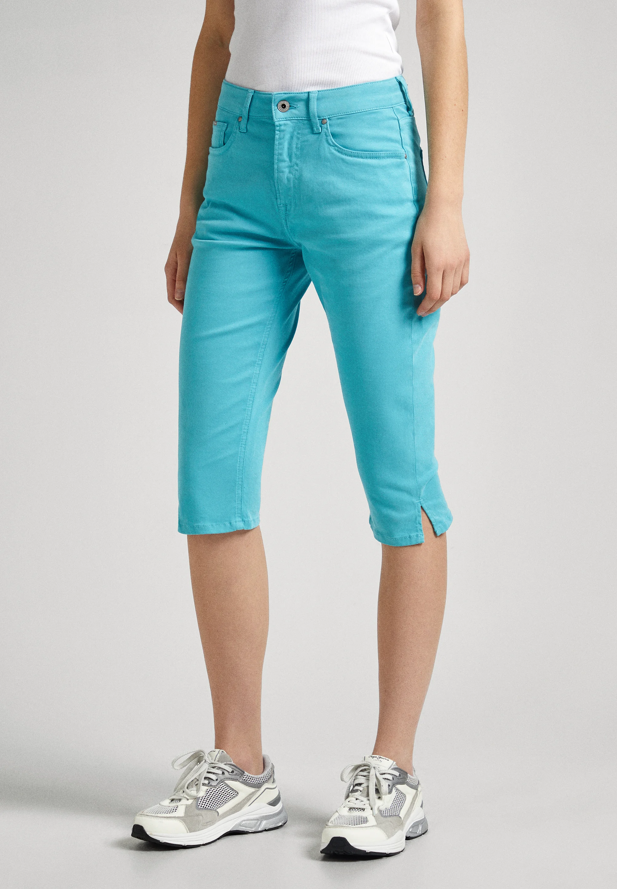 Pepe Jeans CROP- Shorts vaqueros