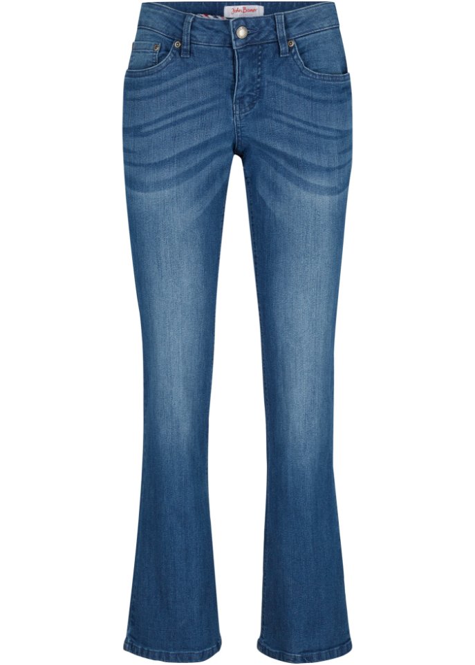 Komfort-Stretch-Jeans Bootcut