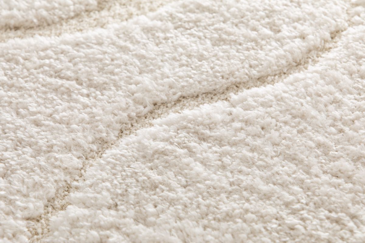 Webteppich Relief Cream 120 x 170 cm