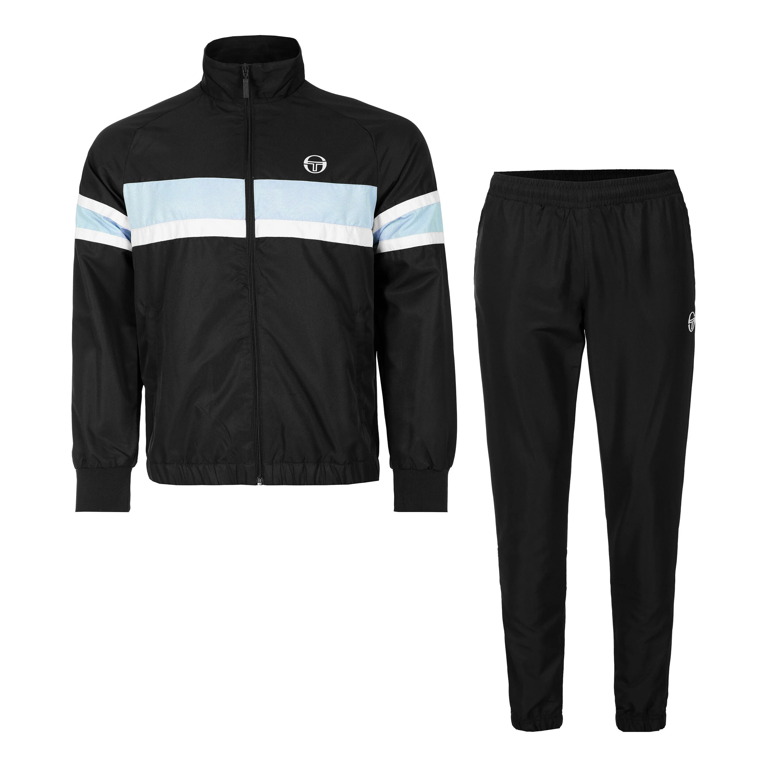 Board Trainingsanzug Herren - Schwarz, Hellblau