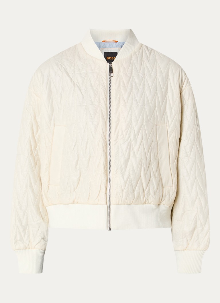 Prešívaná bomber bunda HUGO BOSS Pikomba s bočnými vreckami