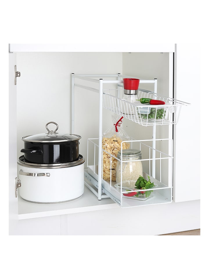 Chefware 2tlg. Set: Schubladen in Weiß - (B)45 x (H)23 x (T)45 cm günstig kaufen onesize