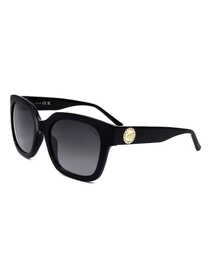 Guess Damen-Sonnenbrille in Schwarz günstig kaufen 55