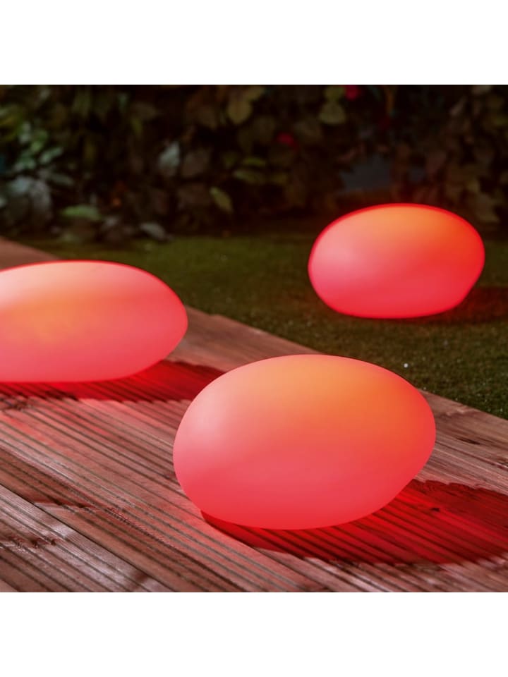 EASYmaxx EASYmaxx Solar-Leuchte Stein flach 3,7V weiß günstig kaufen onesize