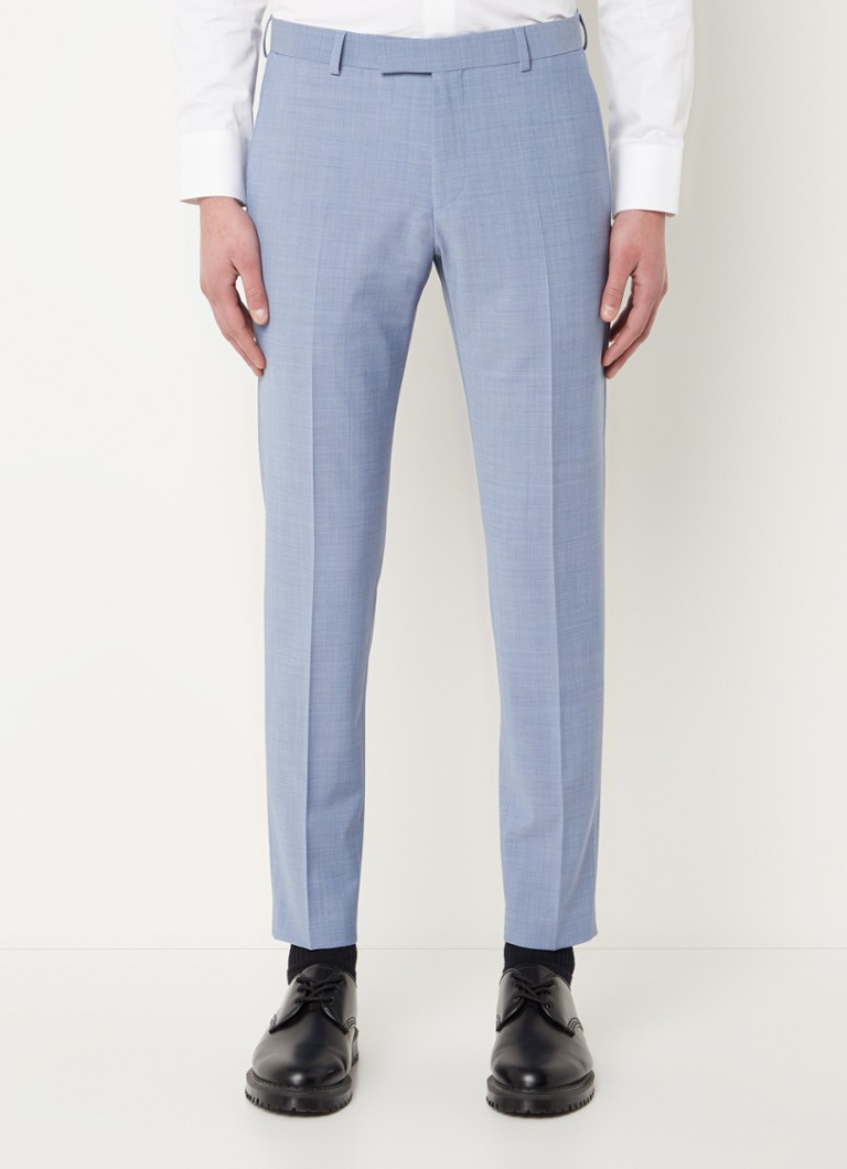 Pantaloni Strelson Flex Cross Madden Extra Slim Fit din amestec de lână