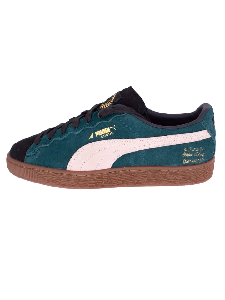 Puma Schuhe Suede Gidra Staple Malachite-Alpine in Grün günstig kaufen