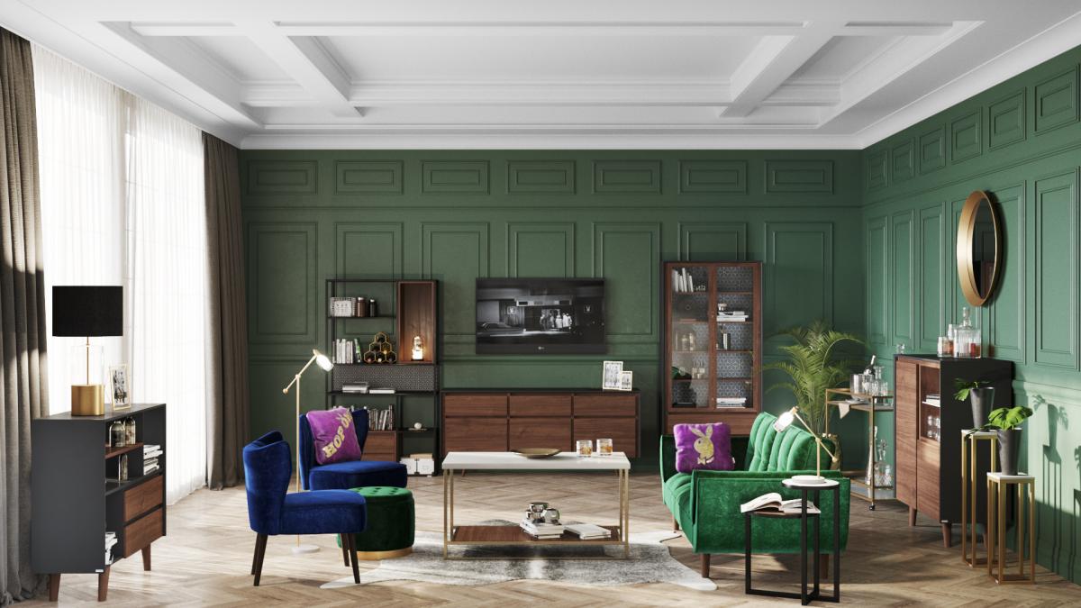 Playboy Loungesofa KELLY Grau