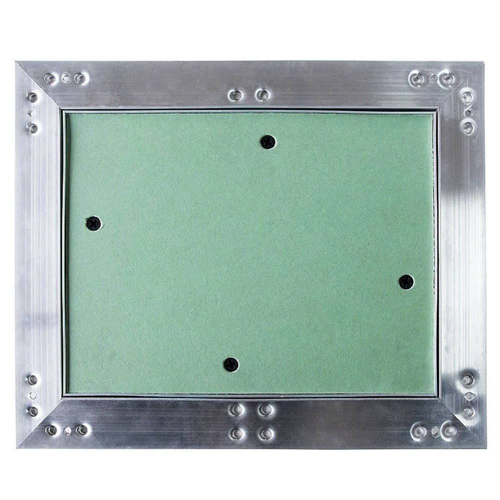 Melko Revisionsklappe Revisionsklappe Revisionstür Wartungsklappe Grün Gipskarton Aluminium (Stück), Feuchtraumgeeignet - Witterungsbeständig