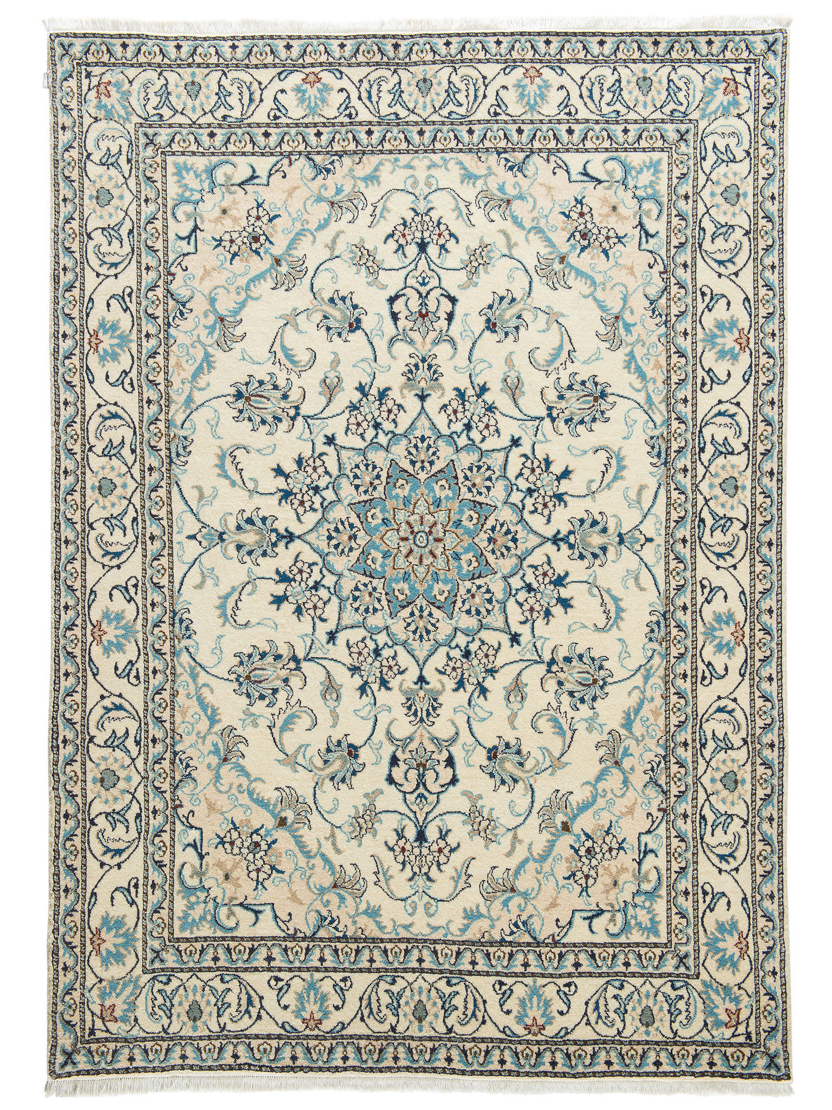 Kaschmar Nain 12 Lah ca. 168 x 235 cm, Unikat / Einzelstück