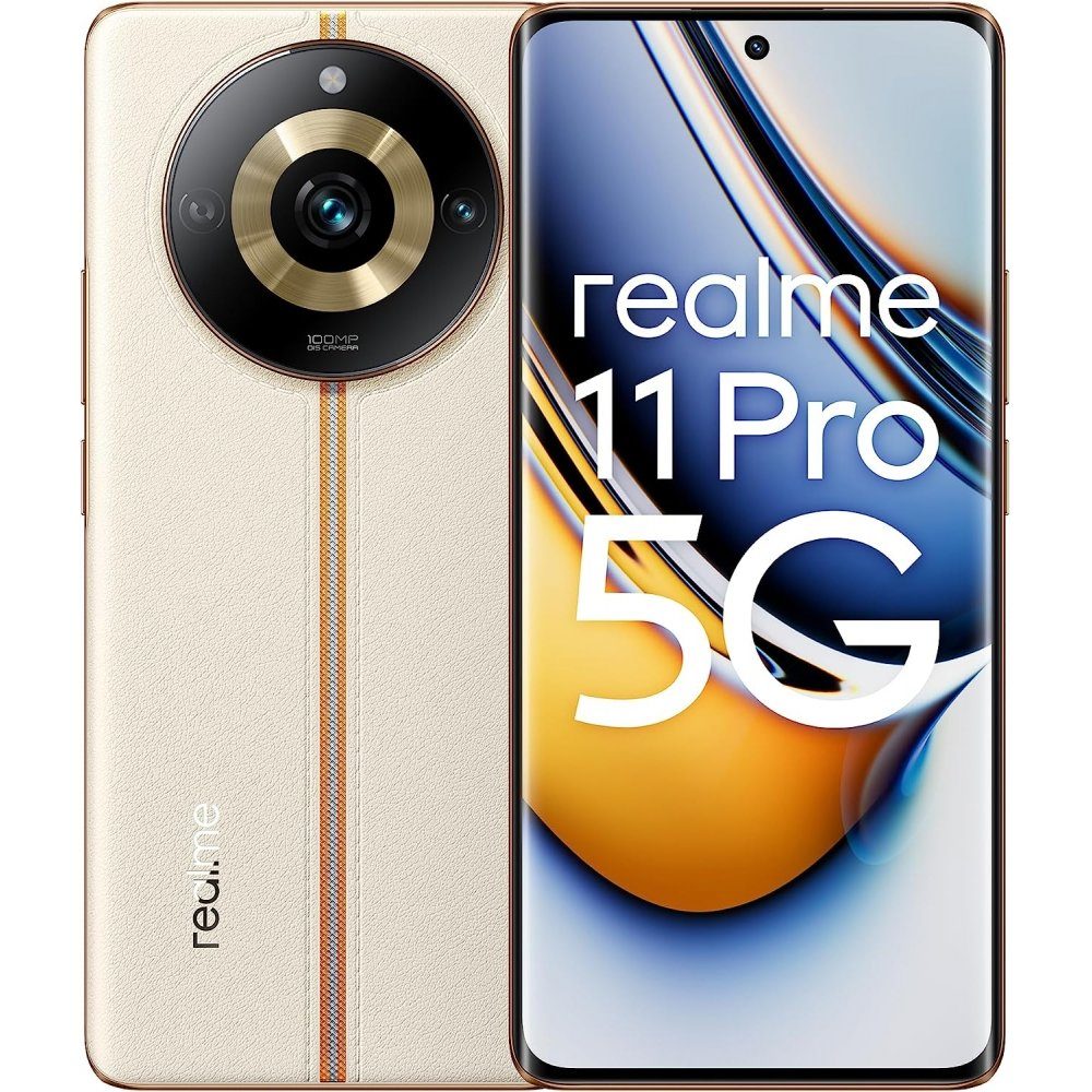 Realme 11 Pro 5G 256 GB / 8 GB - Smartphone - sunrise/beige Smartphone (6,7 Zoll, 256 GB Speicherplatz)