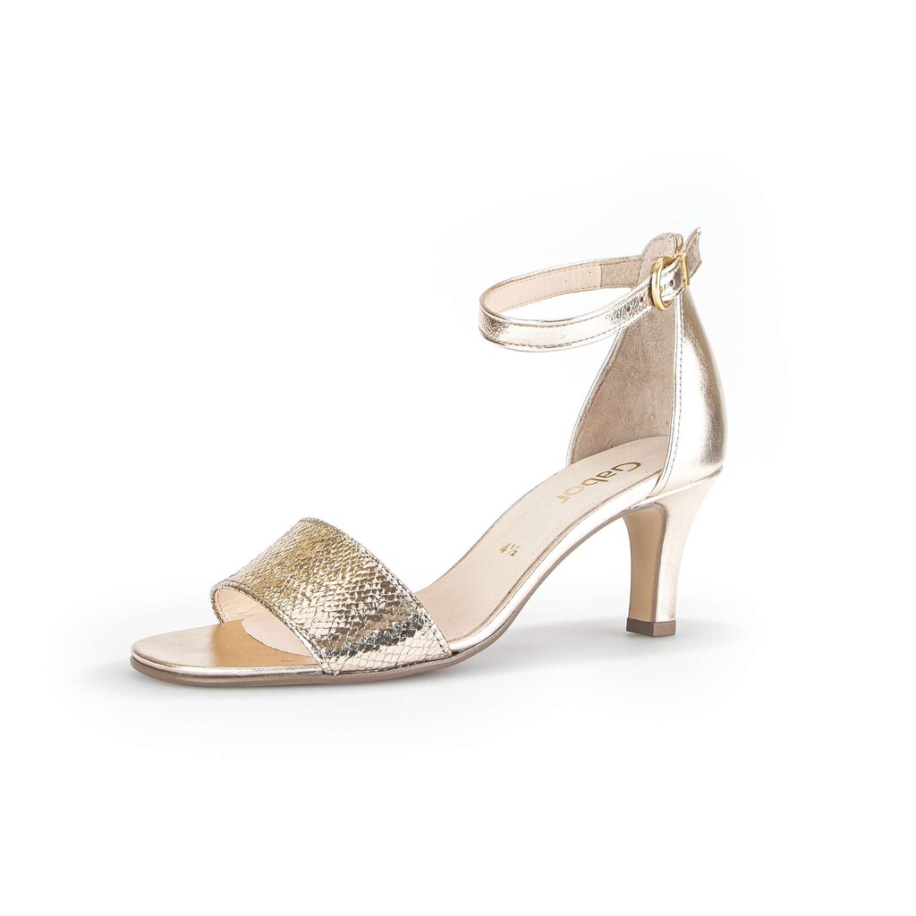 Gabor fashion Riemchensandale gold