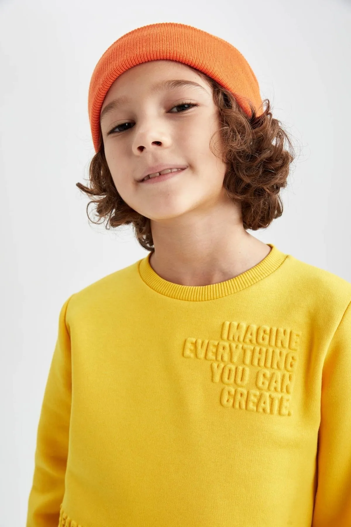 DeFacto  Jungen-Sweatshirt mit Rundhalsausschnitt