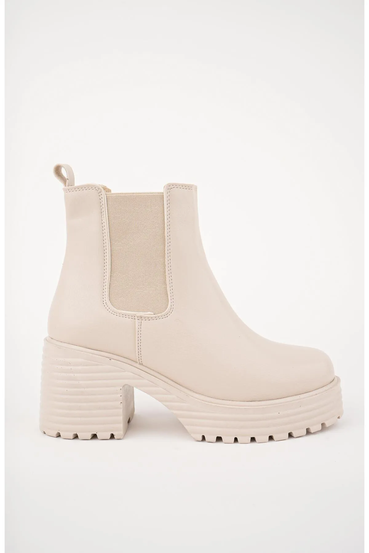 MUGGO  Macha-Damenstiefel mit garantiert dicker Sohle und Plateauabsatz