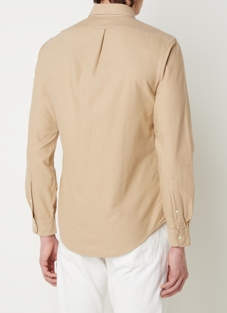 Ralph Lauren Oxford slim fit košulja s vezom logotipa