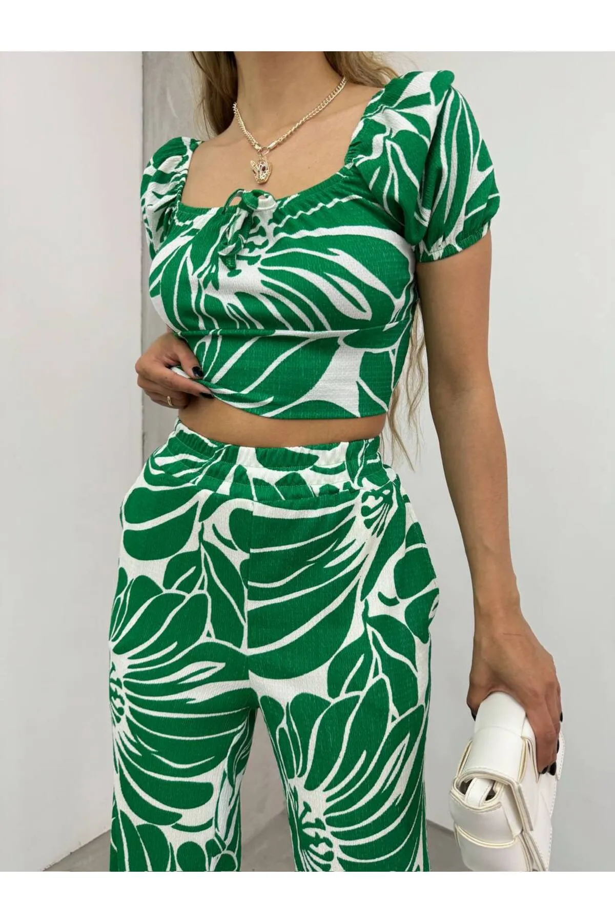BİKELİFE  Bustierhose mit Blumenmuster für Damen im Doppelset