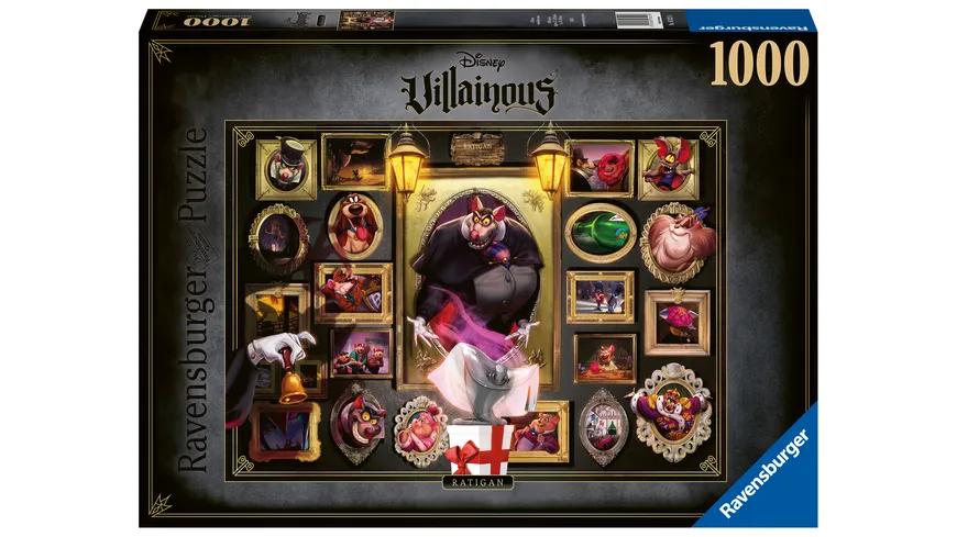 Ravensburger Puzzle - Ratigan - 1000 Teile  Villainous Puzzle für Erwachsene und Kinder ab 14 Jahren
