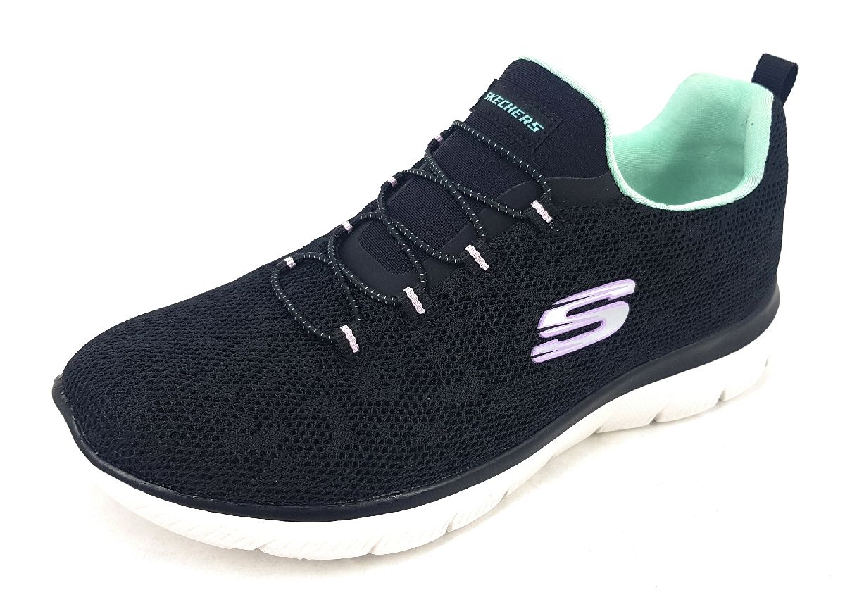 Skechers 149037 BKAQ Schwarz BKAQ black/aqua