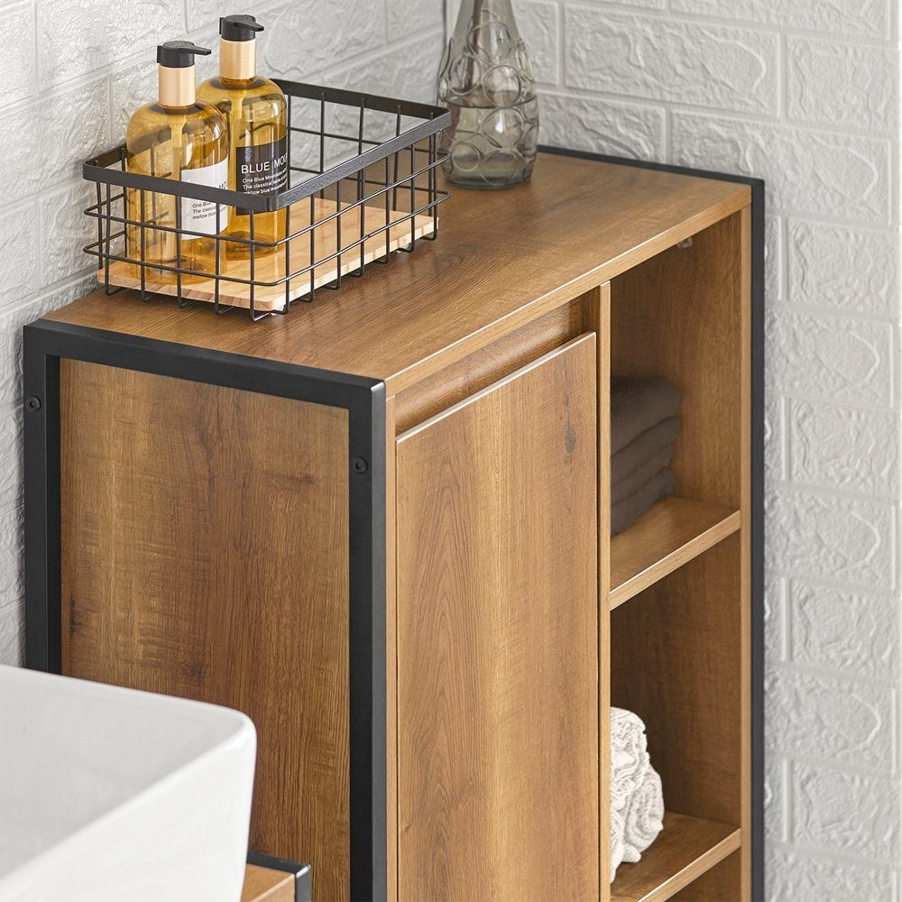 SoBuy Wäscheschrank BZR65 mit ausklappbarem Wäschesäcken Wäschesack Wäschetruhe