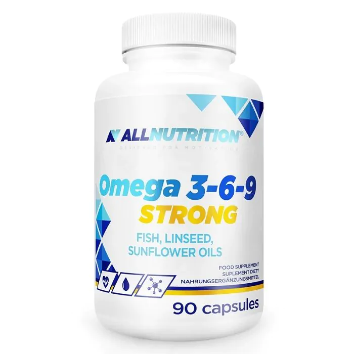 Allnutrition Omega 3-6-9 Strong, riblje, laneno i suncokretovo ulje, kapsule