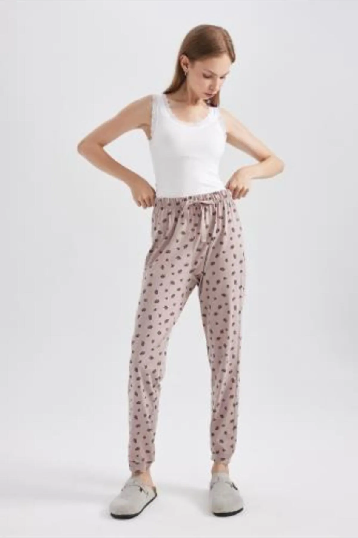 DeFacto  Be in Love Pyjamahose aus Baumwolle mit normaler Passform - A8101ax23au