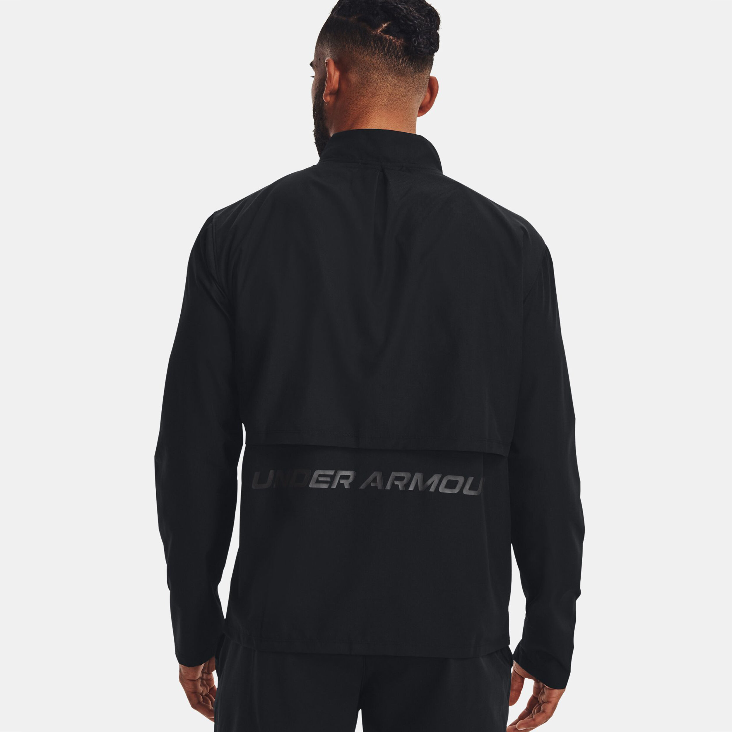 Storm Run Laufjacke Herren - Schwarz, Grau