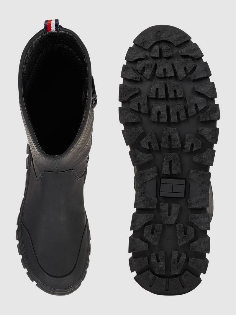Stiefel mit Logo Modell 'Drake' in schwarz